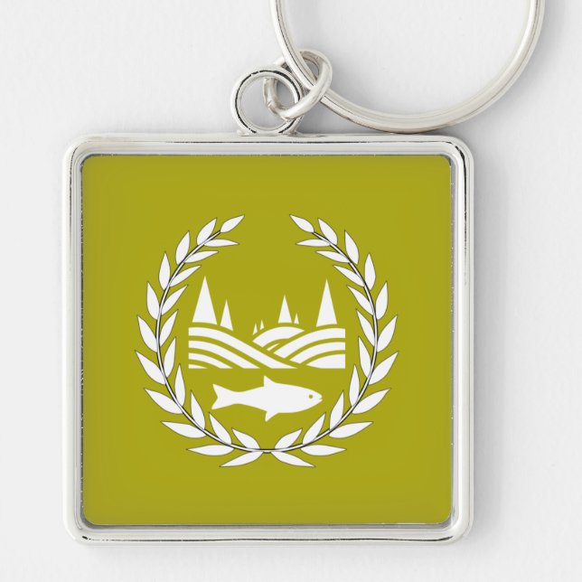 Porte-clés Drapeau Giradan - Bague de clé (Devant)