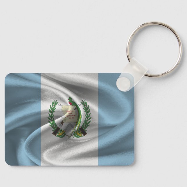 Porte-clés Drapeau Guatemala (Recto)