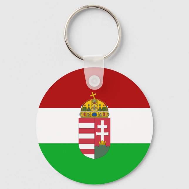 Porte-clés Drapeau hongrois (Recto)