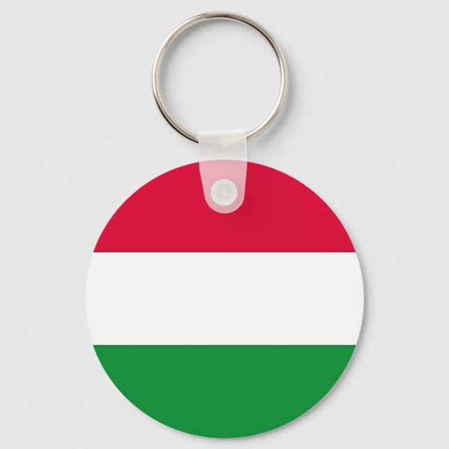 Porte-clés Drapeau hongrois, Drapeau hongrois (Recto)