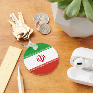 Porte-clés Drapeau iranien