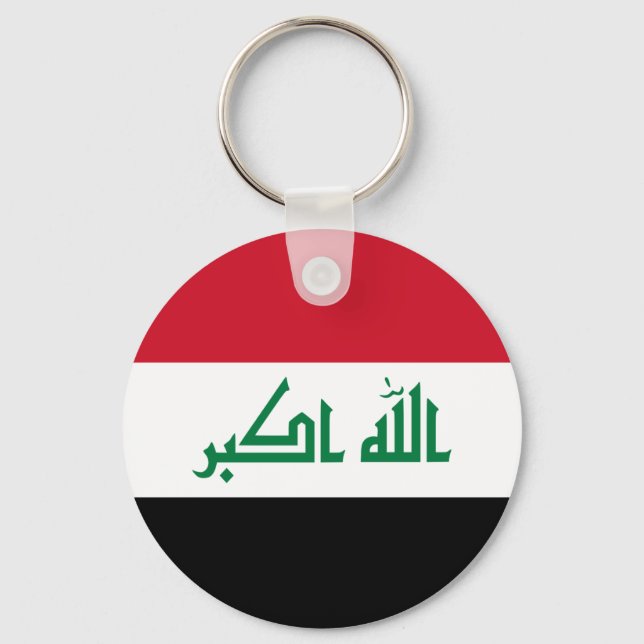 Porte-clés Drapeau Iraq (Recto)