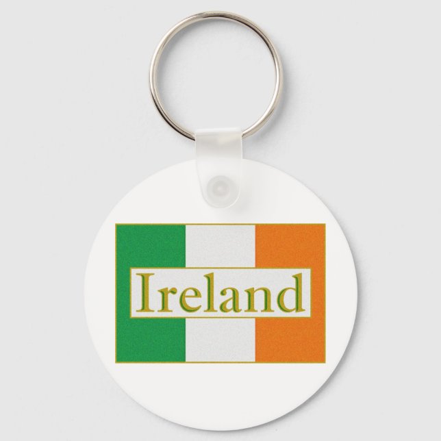 Porte-clés Drapeau irlandais (Recto)