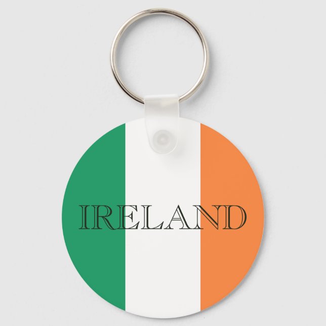 Porte-clés Drapeau irlandais kccn Irlande (Recto)