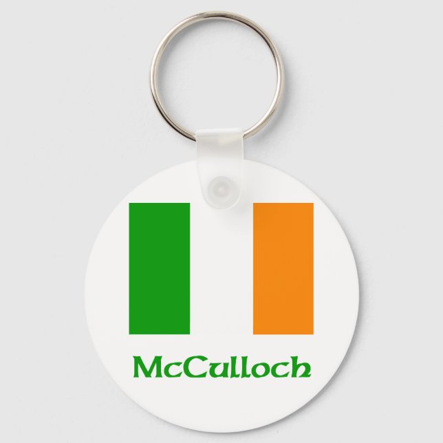 Porte-clés Drapeau irlandais McCulloch (Recto)