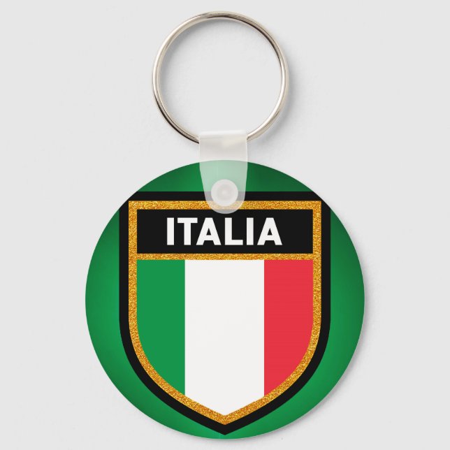Porte-clés Drapeau Italia (Recto)