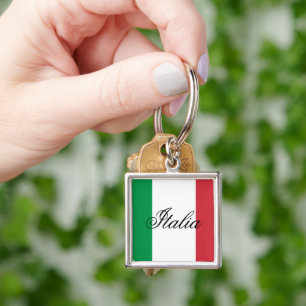 Porte-clés Drapeau Italie Fierté italienne Europe Pays