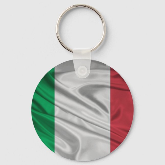 Porte-clés Drapeau italien fière et patriotique (Recto)