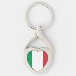 Porte-clés Drapeau italien patriotique
