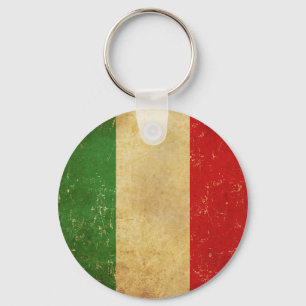Porte-clés Drapeau italien Vintage Grunge Porte - clé