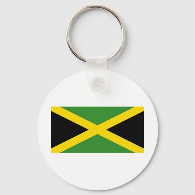 Porte-clés Drapeau Jamaïque (Recto)