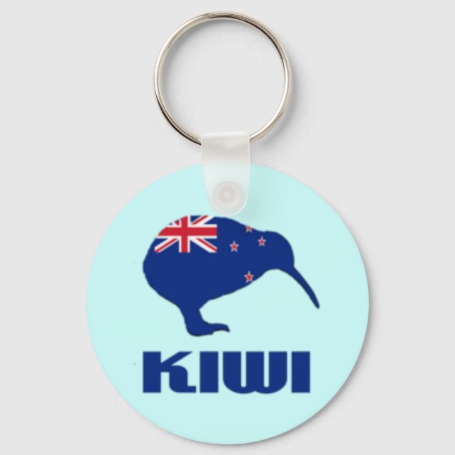 Porte-clés drapeau Kiwi de Nouvelle-Zélande (Recto)