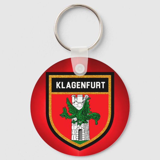 Porte-clés Drapeau Klagenfurt (Recto)