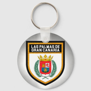 Porte-clés Drapeau Las Palmas de Gran Canaria