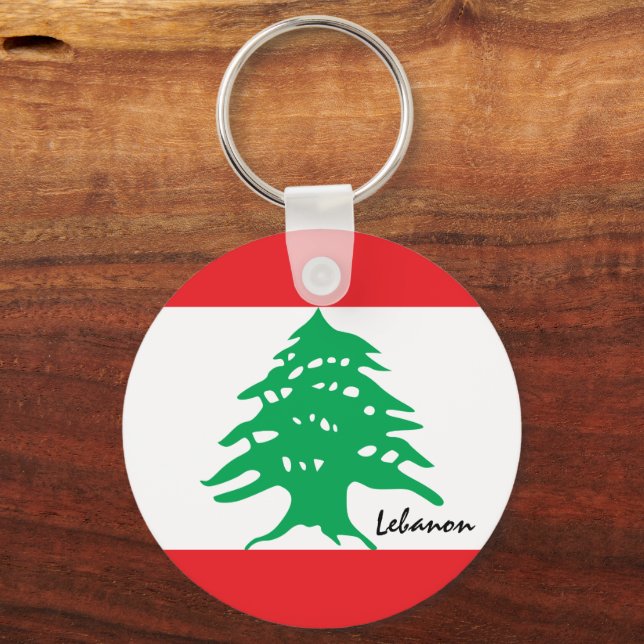 Porte-clés Drapeau libanais & Liban - Voyage / ventilateur sp (Recto)