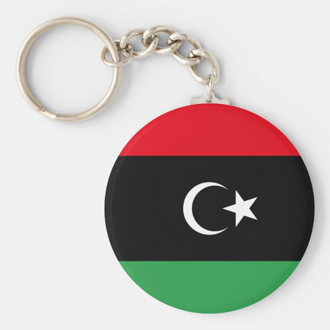 Porte-clés Drapeau libyen (Devant)