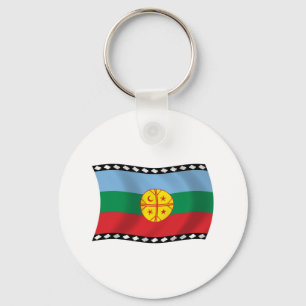 Porte-clés Drapeau Mapuches