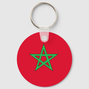 Porte-clés Drapeau Maroc