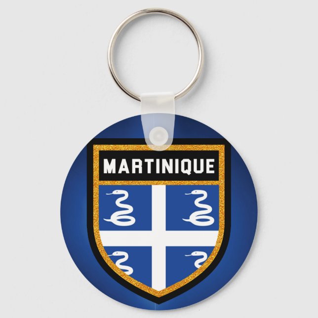 Porte-clés Drapeau Martinique (Recto)