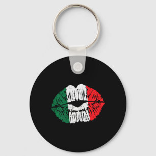 Porte-clés Drapeau Mexicain Lèvres Baiser Cinco De Mayo Patri