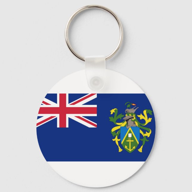 Porte-clés Drapeau mondial des îles Pitcairn (Recto)