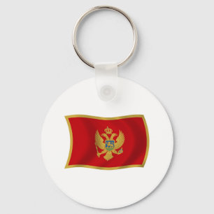 Porte-clés Drapeau Monténégro