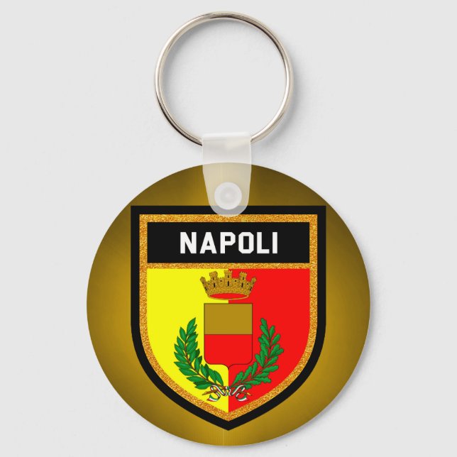 Porte-clés Drapeau Napoli (Recto)