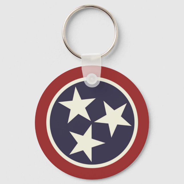 Porte-clés Drapeau national du Tennessee (Recto)