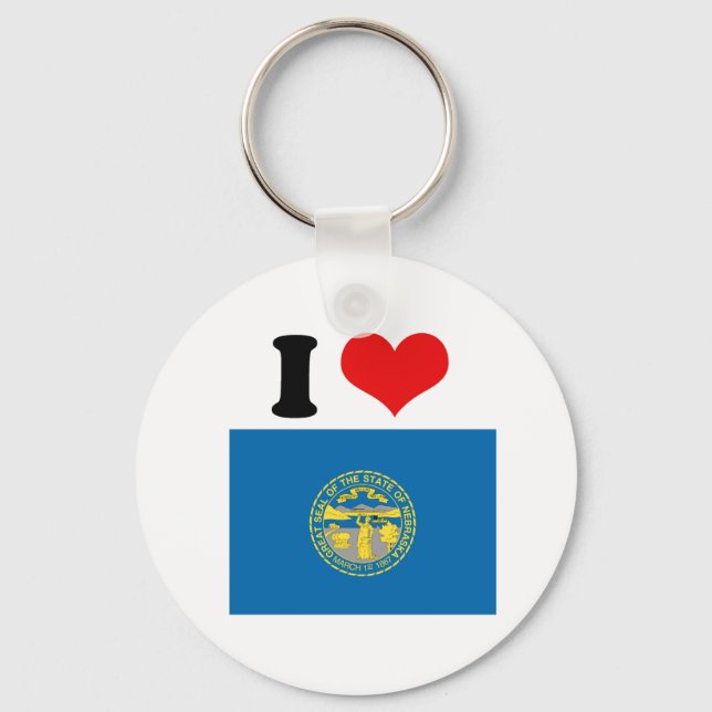 PORTE-CLÉS DRAPEAU NEBRASKA (Recto)
