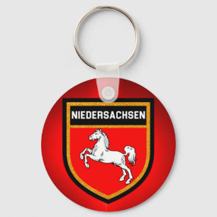 Porte-clés Drapeau Niedersachsen