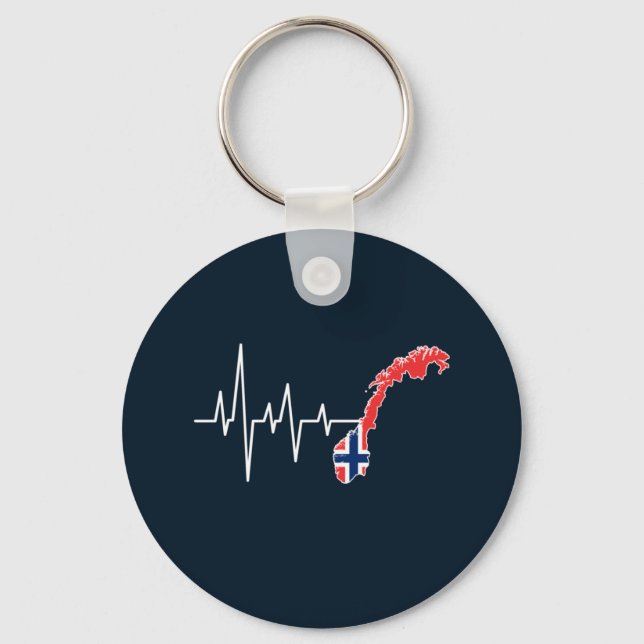 Porte-clés Drapeau norvégien Drapeau norvégien Norge (Recto)