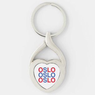 Porte-clés Drapeau norvégien OSLO