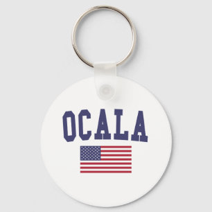 Porte-clés Drapeau Ocala US
