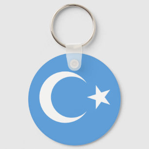 Porte-clés Drapeau ouïghour/Turkestan oriental