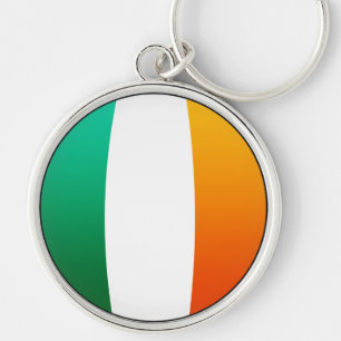 Porte-clés Drapeau ovale irlandais