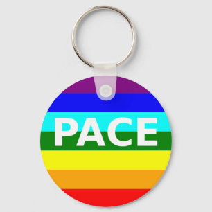 Porte-clés Drapeau Pace(Peace) italien