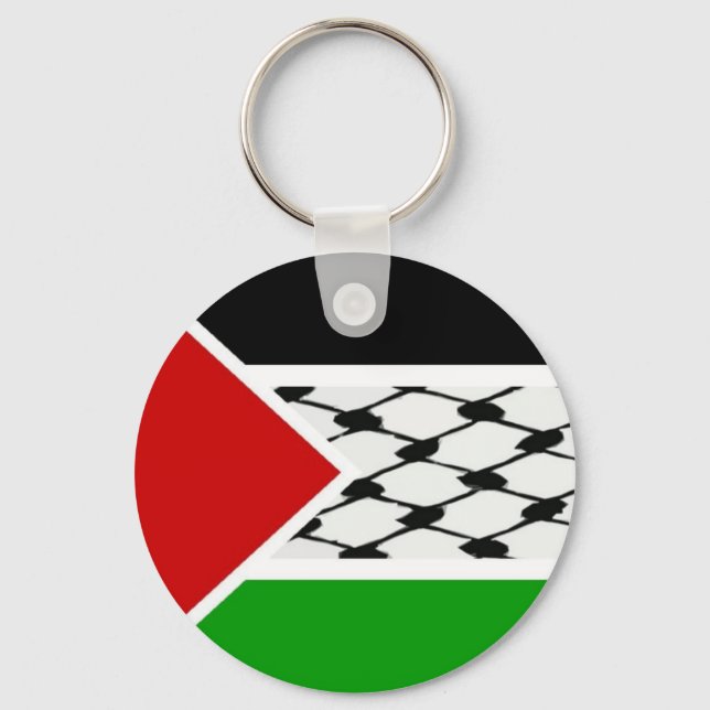 Porte-clés Drapeau Palestine Keffiyeh (Recto)