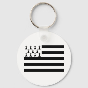 Porte-clés Drapeau patriotique de Bretagne
