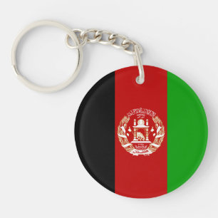 Porte-clés Drapeau patriotique de l'Afghanistan