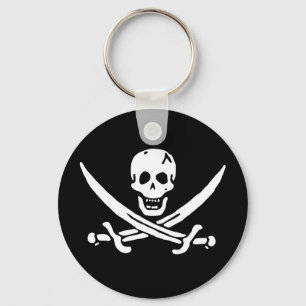 Porte-clés Drapeau pirate