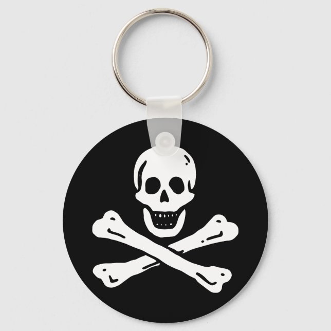 Porte-clés Drapeau pirate (Recto)