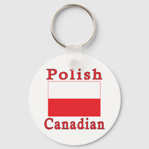 Porte-clés Drapeau polonais Canadien