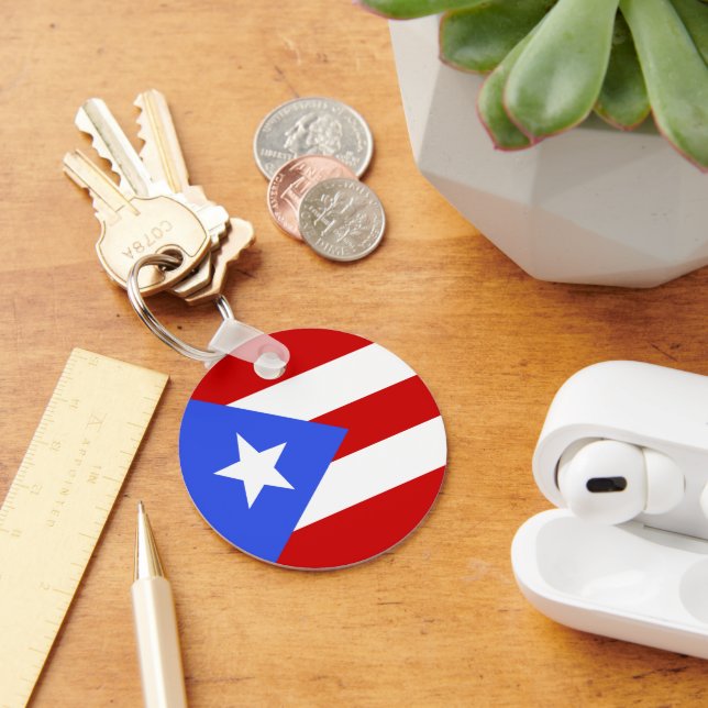 Porte-clés Drapeau Porto Rico (Bureau)