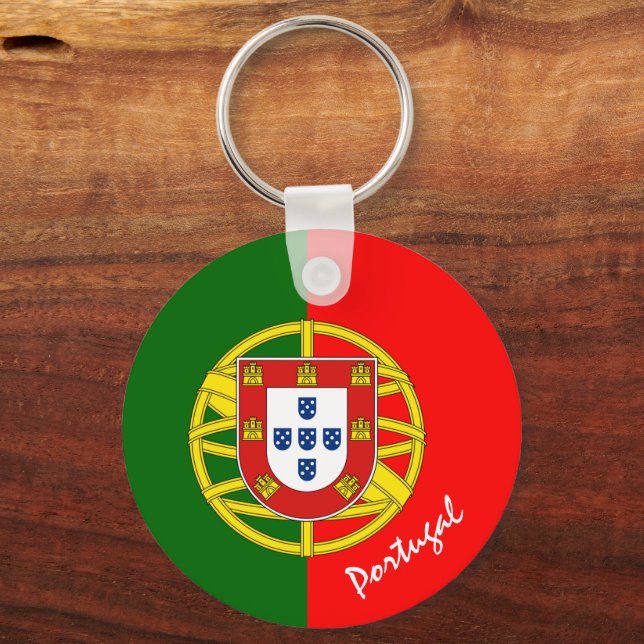 Porte-clés Drapeau portugais & Portugal mode / sports (Recto)