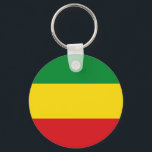 Porte-clés Drapeau rastafarien Rasta Ethiopie<br><div class="desc">Les couleurs rouge, vert et jaune représentent le drapeau du Rastafarianisme, mais c'est aussi un drapeau de l'Ethiopie. Voici un cadeau Rasta de haute qualité et un grand design pour tous les rastafariens. Visitez notre magasin pour trouver plus de cadeaux Rasta cool et d'autres idées cadeaux de drapeaux du monde....</div>