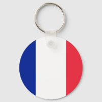 Drapeau rond coloré de France