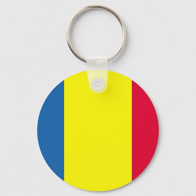Porte-clés Drapeau roumain (Recto)
