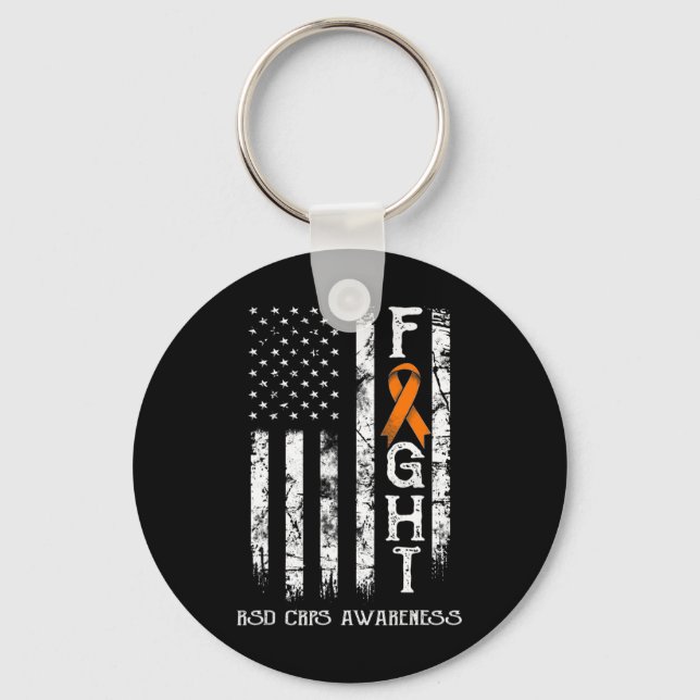 Porte-clés Drapeau Rsd Crps Warrier Us (Recto)