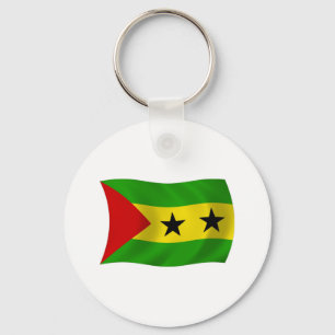 Porte-clés Drapeau Sao Tomé-et-Principe Porte - clé