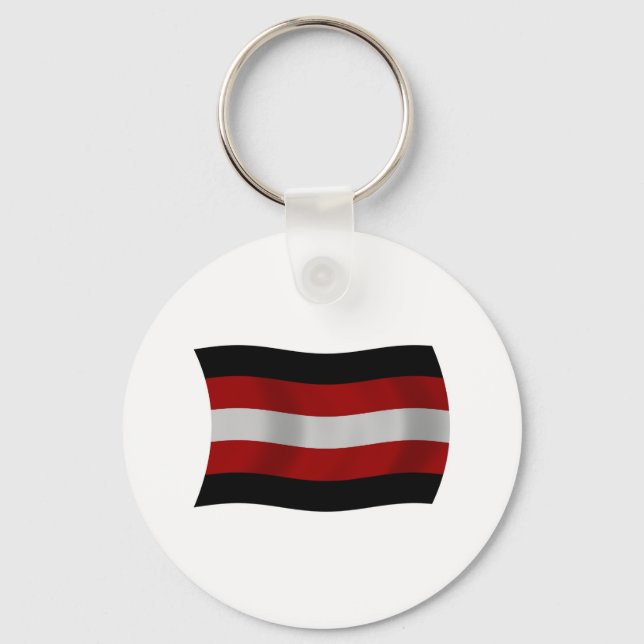 Porte-clés Drapeau Sataniste (Recto)